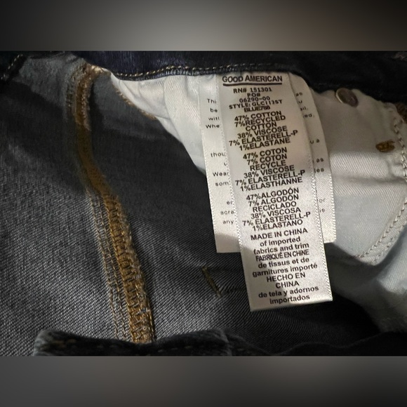 Good American Dark Blue Jeans - Picture 7 of 8